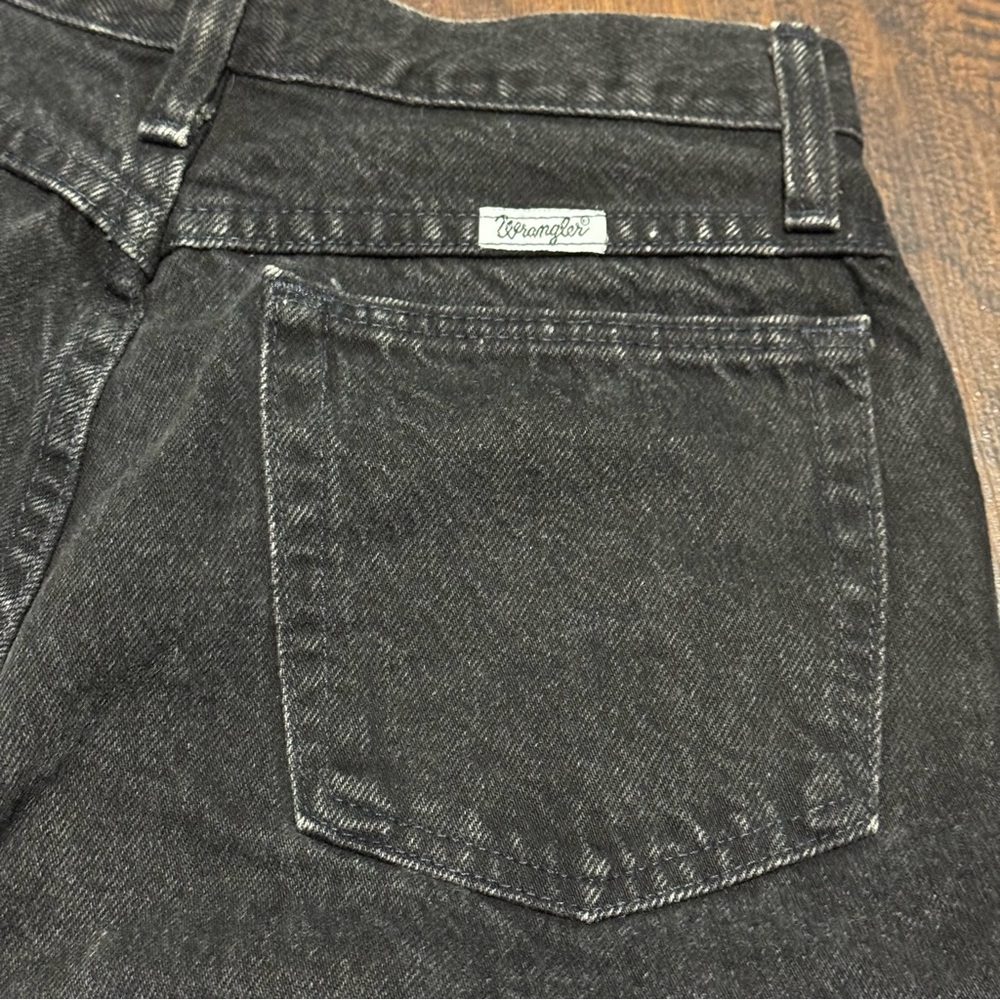 Wrangler Jeans Vintage 1989 Women's Black High-Waisted Button Fly Jeans 26/34 - Picture 9 of 12